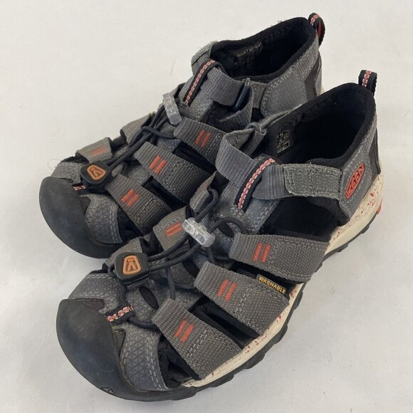 KEENS Newport Neo H2 Sandals Kids Youth 13 Magnet Gray  Waterproof Closed Toe - Picture 2 of 11